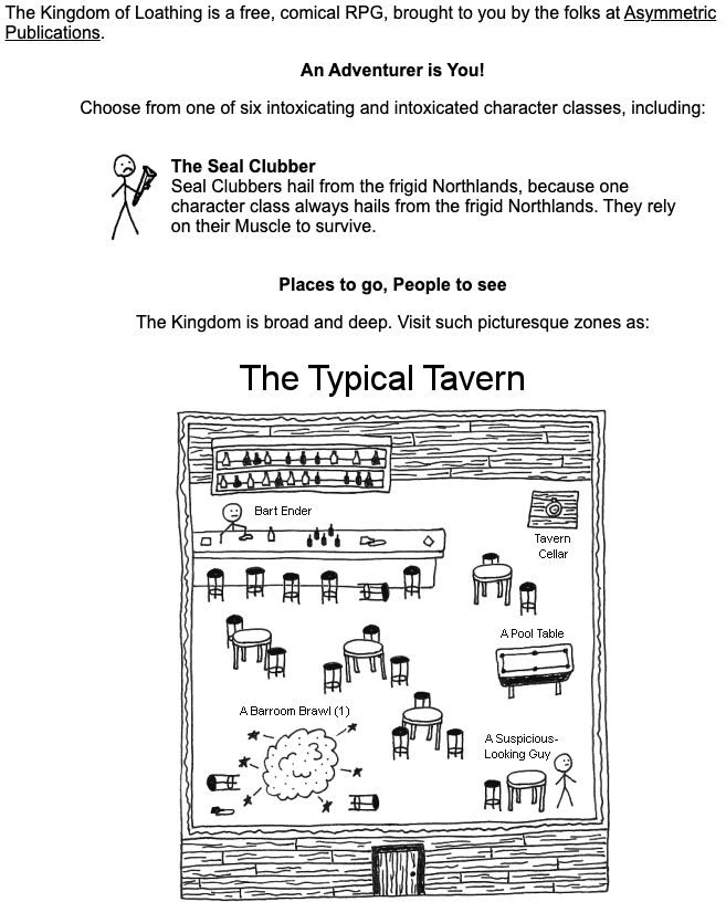 Image The Kingdom of Loathing